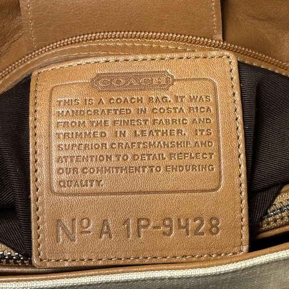 Coach Bonnie Linen Satchel Bag - Picture 10 of 10